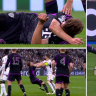A shove by Nacho in the in-goal denied Real Madrid the equaliser in their UEFA Champions League semi-final against Bayern Munich.