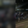 A group of youths were caught on camera attacking a delivery driver in Glebe, Sydney.