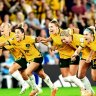 A USWNT promo plays before kick-off portraying how America views the Matildas.