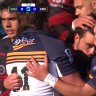 Superb vision from Noah Lolesio to spot Andy Muirhead in the corner and kick across the field set up a superb first try for the Brumbies against the Crusaders.