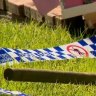 A gardener has been taken into custody after a man was found dead and a woman was found with serious injuries at a home north of Brisbane.