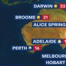 National weather forecast for Thursday August 1