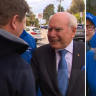 Former PM John Howard joined the Liberal Party campaign trail today, lending his support to vulnerable MPs in marginal Melbourne seats.