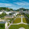 The Mirabell Gardens in Salzburg. 