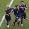 Japan sink 10-man Colombia in historic win for Asia