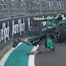 Fernando Alonso was on to score his first points of the year when he was punted out of the Miami Grand Prix sprint race by Liam Lawson.
