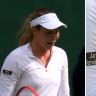 Vekic sobs during Wimbledon semi