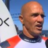 Kelly Slater was emotional talking about his career after being knocked out of the Margaret River Pro.