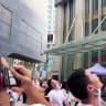 People run from shaking skyscraper in Shenzhen