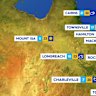 National weather forecast for Monday June 30