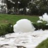 'It’s never been this bad': White foam covers part of Dandenong Creek