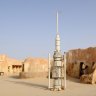 Remains of the Star Wars set near Tozeur in Tunisia are still there.