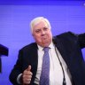 'I'm monitored': Clive Palmer reveals fear of ASIO phone tapping