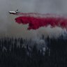 RFS aerial firefighters deployed to slow the spread of The Park Fire