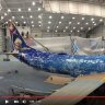 WestJet reveals new Frozen-themed plane