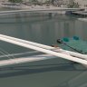 320-metre Neville Bonner Bridge now under construction