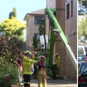 A maintenance worker has been rushed to hospital in a critical condition after the cherry picker he was in toppled over in Sydney's south.