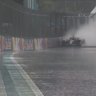 Ferrari ace Charles Leclerc crashed into the wall in heavy wet conditions on his way to the grid ahead of the Miami Grand Prix sprint race.
