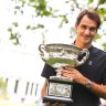 Roger Federer, the afternoon after his Australian Open triumph