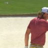 Smith holes an eagle from the bunker