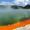 The Champagne Pool, Waiotapu Thermal Wonderland, south of Rotorua.