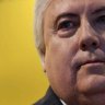 Clive Palmer offers ultimatum: give me more staff or I'll hold up parliament