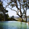 The view form Pretty Beach House's pool.