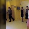 Crown Princess Mary learns to walk in deportment class before she was a royal