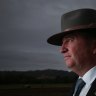 Poll shows a third of voters who backed Barnaby Joyce last December have now deserted him