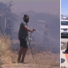 Firefighters tackle bushfires in Western Australia