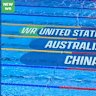 US relay team wins gold, breaks world record