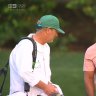 Tiger wows crowd with Masters chip