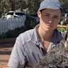 A mother's voice has been broadcast from a drone to help find Finn Coyle, who has been missing from Perth for six days.