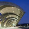 Exterior of departures area at Dubai airport's new Terminal 3
 Pic Emirates Airlines