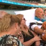 A cancer patient unable to leave his bed had his final wish granted at Adelaide Oval.