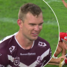 League legend Darren Lockyer says the Bunker got it wrong in awarding Tom Trbojevic a crucial penalty against the Dolphins.