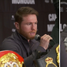 The Mexican champion and his former promoter got into a heated exchange ahead of the Alvarez v Munguia fight on Sunday.