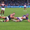 Sydney Roosters host Melbourne Storm in Round 7 of the 2024 NRL Premiership at Allianz Stadium, Sydney.

