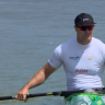 Curtis McGrath stormed to glory in the men's KL2 200m at the paracanoe world championships in Hungary.