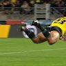 Bailyn Sullivan's second try of the night fires the Hurricanes in front against the Chiefs in Wellington.