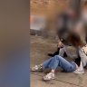 Girls allegedly fighting at Burwood Train Station on Lunar New Year