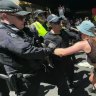 Top cop slams 'disgusting' behaviour by protestors at Pride March