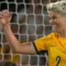 Michelle Heyman was keen to prove that she's a key Matildas asset, scoring the side's third of the night in under eight minutes.