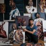 Myuran Sukumaran's death-row paintings come to Bendigo