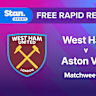 Catchup with Rapid Recap: Watch the goals and big moments from Aston Villa's visit to London Stadium to face West Ham in Premier League Matchweek 16 action.