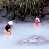 Hot onsen and ice monsters