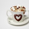 A decadent hot chocolate at York's Chocolate Story is piled high with marshmallows.
