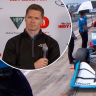 Josef Newgarden held back tears as he faced the media for the first time after being disqualified from the St Petersburg season opener for breaking the rules.