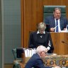 Acting speaker in hot mic moment