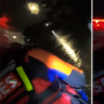 An SES officer's body camera shows a flood-affected area in Sydney's south-west.